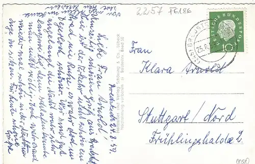 Bredstedt, Schleswig, Mehrbildkarte gl1959 F6186