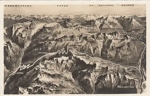 Graubünden, Panoramakarte ngl F2794