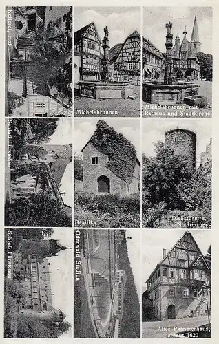 Michelstadt i. Odw., Mehrbildkarte gl1940 F0288