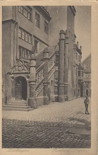 Nördlingen, Rathaus-Treppe ngl F2719