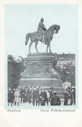 Hamburg, Kaiser Wilhelm Denkmal ngl F5419