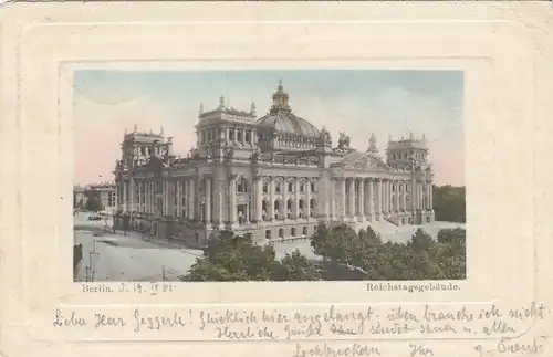 Berlin, Reichstagsgebäude gl1901 F2060