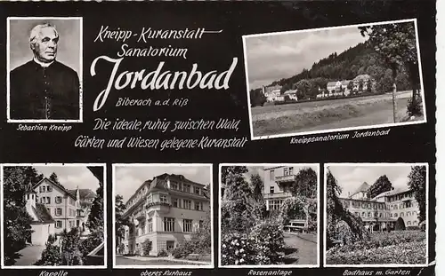 Jordanbad bei Biberach an der Riß, Mehrbildkarte gl1963 E9986