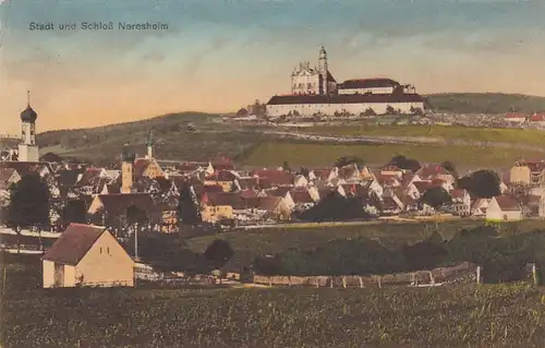 Stadt und Schloss Neresheim ngl F2071