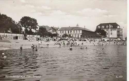 Nordseebad Wyk auf Föhr, Strand ngl F6323