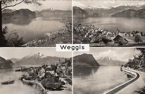 Weggis, Mehrbildkarte ngl F2810