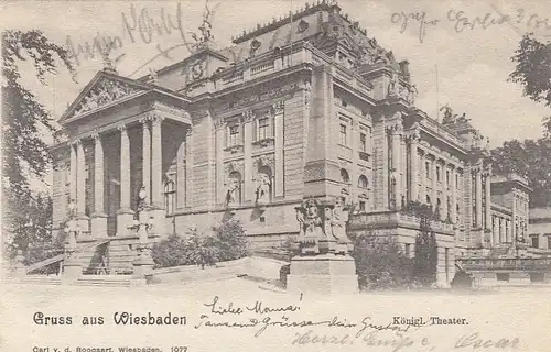 Wiesbaden, Königl.Theater gl1907 F2183