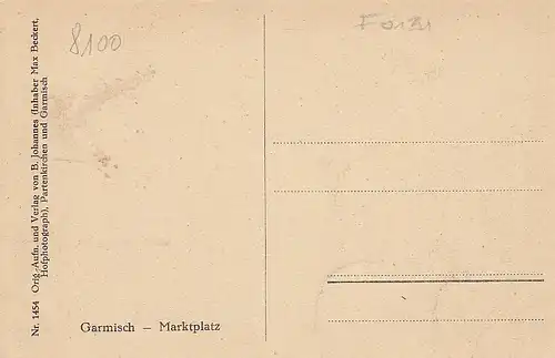 Garmisch, Marktplatz ngl F0131