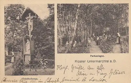 Kloster Untermarchtal a.D., Parkanlagen, Friedhofskreuz gl1936 F0195