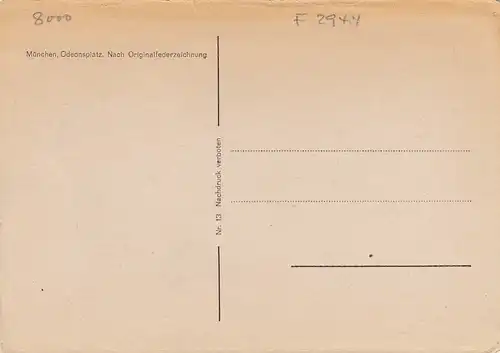 München, Odeonsplatz ngl F2944