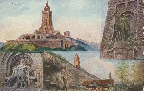 Kaiser-Wilhelm-Denkmal auf dem Kyffhäuser ngl F2980