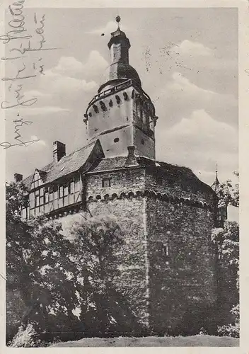 Burg Falkenstein im Selketal, Ostharz gl1955 F0911
