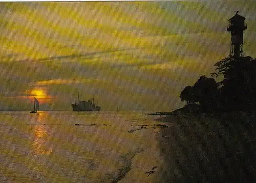 Hamburg-Wittenbergen, Sonnenuntergang ngl F5726