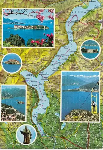 Lago Maggiore, Landkarte gl1985 F4134