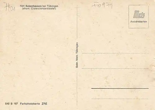 Bebenhausen (Tübingen) ehem.Cistercienserkloster ngl F0971