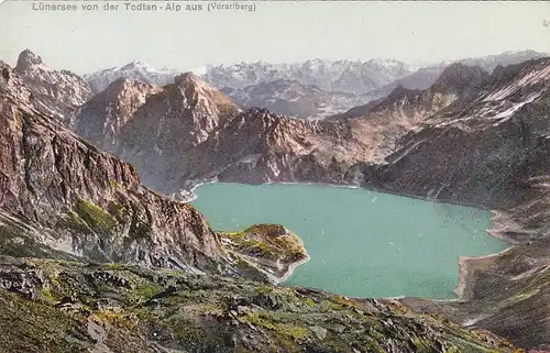 Lünersee von der Todten-Alp aus, Vorarlberg, ngl F3064
