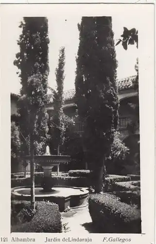 Alhambra, Jardin de Lindaraja ngl F2398