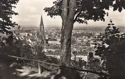 Freiburg i.Breisgau, Blick vom Schloßberg gl1958 F0995