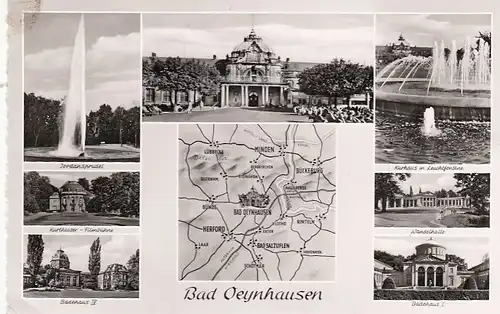Bad Oeynhausen, Mehrbildkarte gl1957 F6615