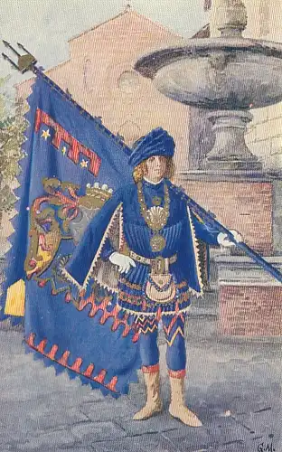 Siena, Paggi delle storiche Contrade di Siena - NICCHIO ngl F2451