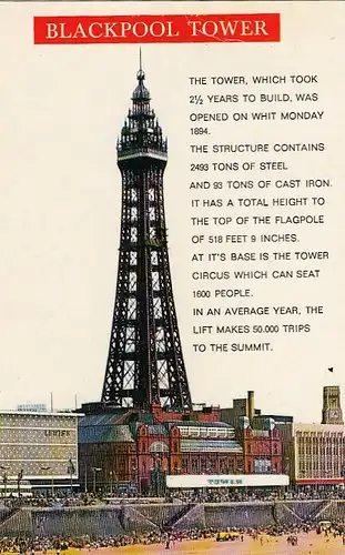 Blackpool Tower ngl F3146