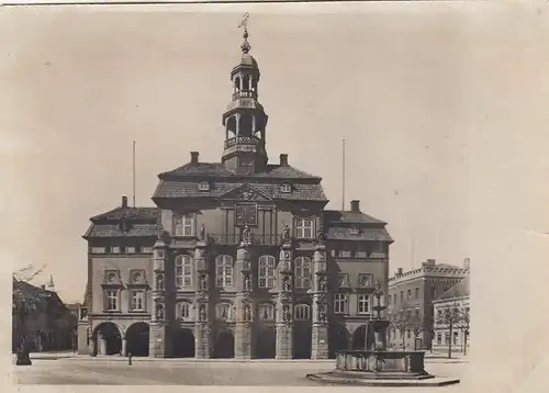Lüneburg, Rathaus, Ostfront (17.Jh.) ngl F5856