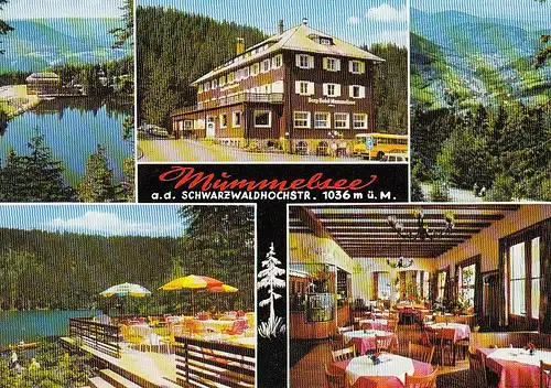 Berghotel Mummelsee an der Schwarzwaldhochstraße ngl F0678