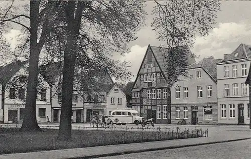 Buxtehude, St.Petri-Platz m.Heimatmuseum gl1957 F5876