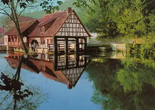 Blaubeuren bei Ulm, Blautopf, Histor. Hammerschmiede ngl F0688