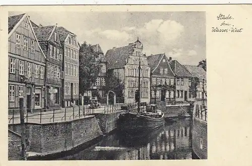 Stade/Elbe, Am Wasser West feldpgl1940 F5887