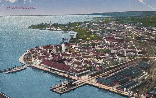 Friedrichshafen, Luftbild gl1924 F2549