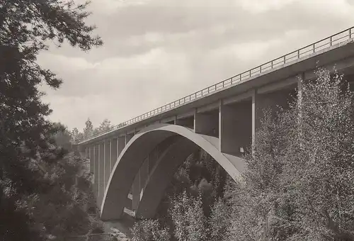 Die Teufelstalbrücke bei Hermsdorf, Thür. ngl F0702