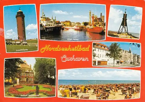 Nordseebad Cuxhaven, Mehrbildkarte glum 1960? F5963