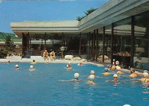 Thermalbad Zurzach, Aargau, Freiluft-Schwimmbad gl1972 F4334