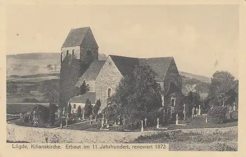 Lüdge, Kilianskirche (11.Jahrh.) ngl F6782