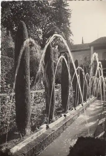 Granada, Generalife, Patio dfe la Acequia ngl F3407