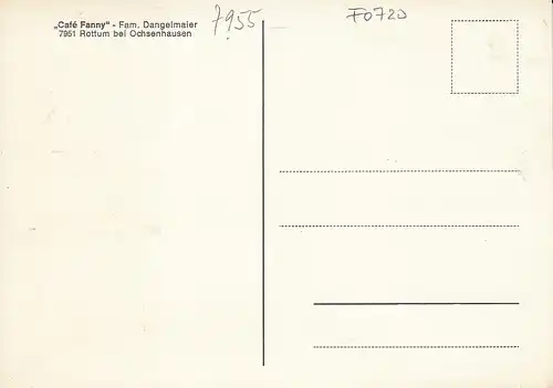 Rottum bei Ochsenhausen, Café Fanny ngl F0720