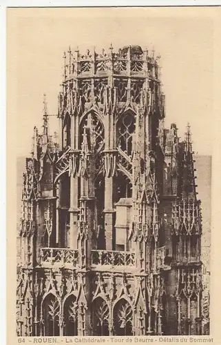 Rouen (Seine-Inf.) La Cathédrale, Tour de Beurre ngl F1184