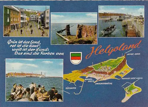 Helgoland, Mehrbildkarte ngl F6017