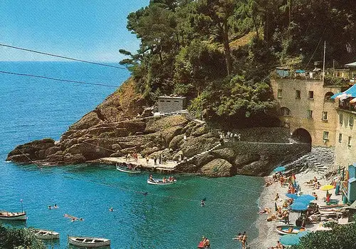 S.Fruttuoso di Camogli, Angelo pittoresco ngl F0782