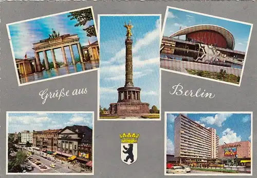 Berlin, Mehrbildkarte gl1961 F6825