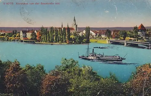Konstanz am Bodensee, von der Seeseite gesehen gl1919 F2631