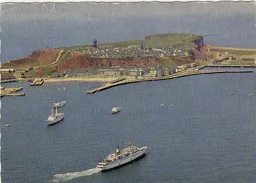 Helgoland, Reede und Insel gl1965 F6056