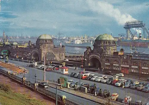 Hamburg, St.Pauli-Landungsbrücken gl1960 F3478