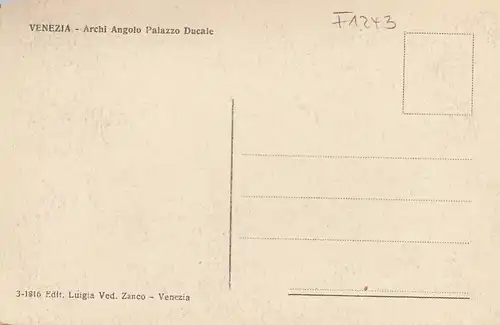 Venezia, Palazzo Ducale, Archi Angolo ngl F1243