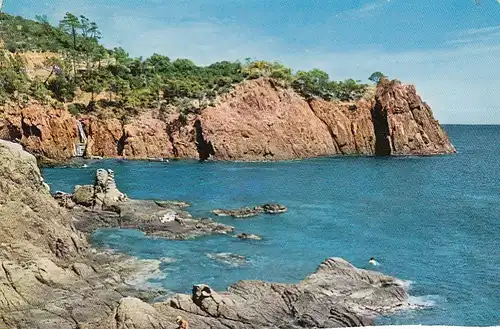 Roches Rouges (Côte de l'Esterel - Var) glum 1960? F4443
