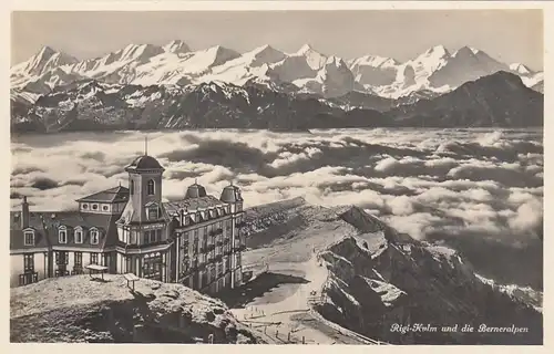 Rigi-Kulm und die Berner Alpen ngl F2666