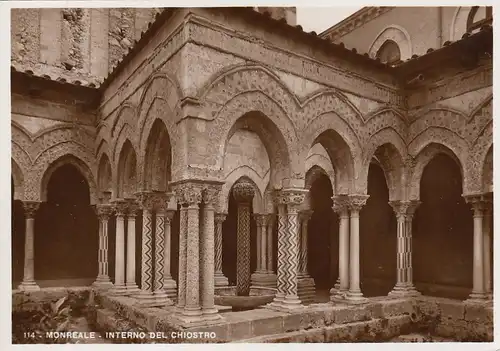 Monreale, Interno del Chiostro ngl F1260