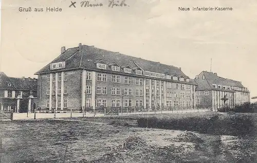 Heide, Neue Infanterie-Kaserne feldpgl1916 F6151