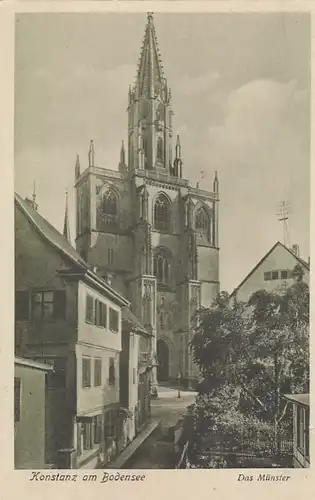 Konstanz, Bodensee, Münster ngl F3319